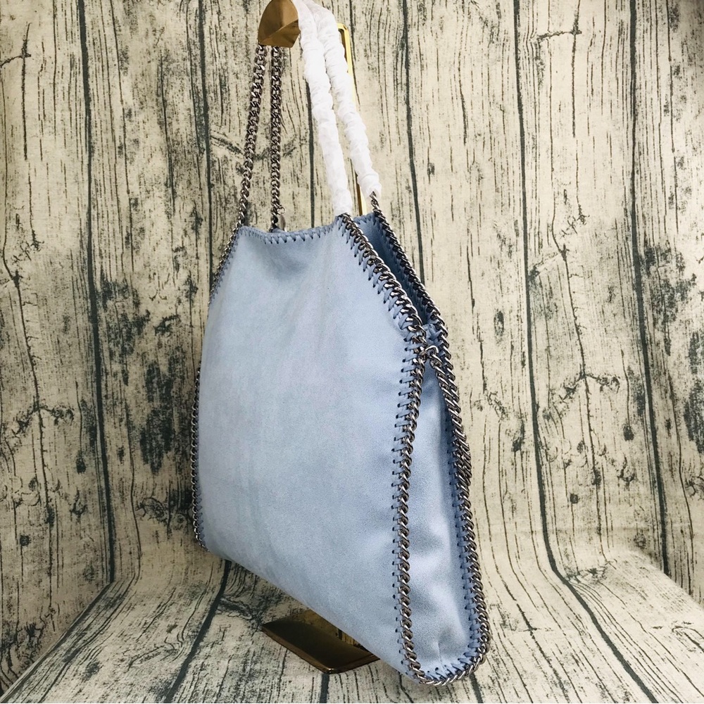 STELLA MCCARTNEY  Falabella  Shoulder Bag Metallic in light bule